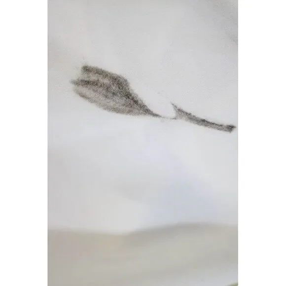 Boss Hugo Boss Women Basic Beige Button Up Blouse Long Sleeve Round Neck Size 8 - Picture 8 of 9